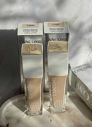Тональна основа сироватка з гіалуроновою кислотою lancome teint idole ultra wear care & glow foundation