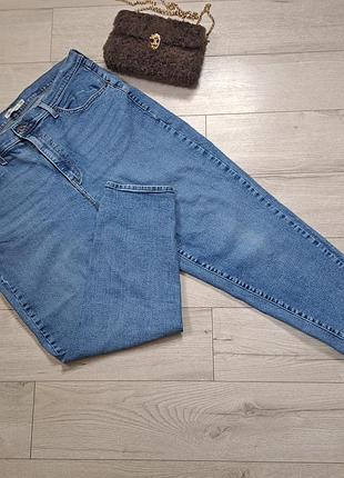 Джинси жіночі levi's mom блакитні великий розмір
