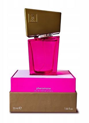 Духи с феромонами женские shiatsu pheromone fragrance women pink, 50 мл sexstyle