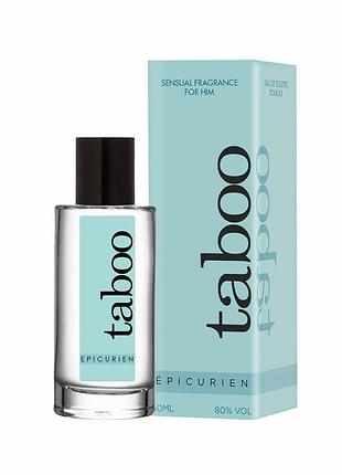 Туалетная вода с феромонами для мужчин taboo epicurien, 50 ml sexstyle