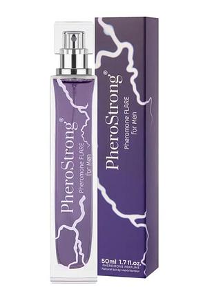 Парфюм с феромонами для мужчин pherostrong flare for men, 50 мл sexstyle