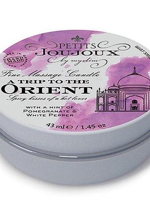 Массажная свечa petits joujoux - orient - pomegranate and white pepper (43 мл) с афродизиаками sexstyle