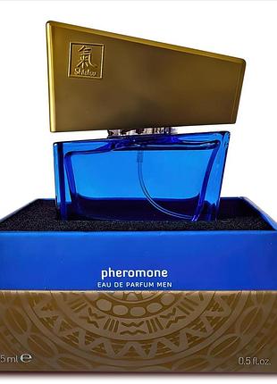 Духи с феромонами мужские shiatsu pheromone fragrance men darkblue, 15 мл sexstyle