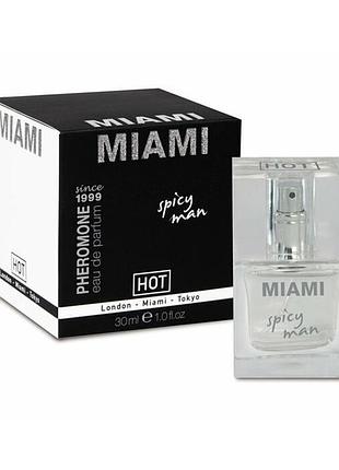 Чоловічі парфуми з феромонами hot pheromone perfume miami men 30 ml sexstyle