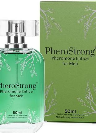 Парфюм мужской pherostrong pheromone entice for men с феромонами, 50 мл sexstyle