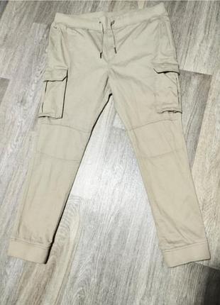 Мужские брюки карго h&m , размер 36 skinny fit .