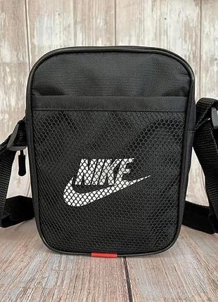 Спортивная борсетка nike сумка на плечо с сеткой найк