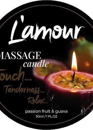 Массажная свеча l'amour passionfruit & guava с ароматом гуавы и маракуйи, 30 мл sexstyle