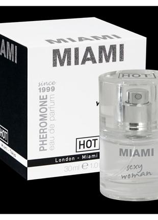 Духи с феромонами женские hot pheromone perfume miami woman 30 мл sexstyle