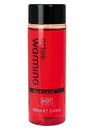 Согревающее массажное масло hot massage oil warming, 100 мл sexstyle