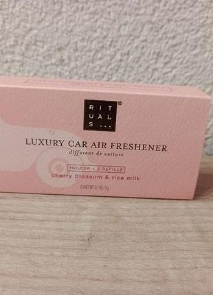 Автопарфюм rituals luxury car air freshener «cherry blossom & rice milk» (