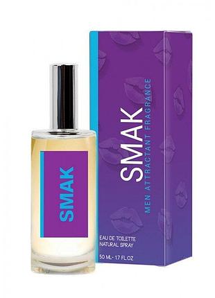 Туалетная вода с феромонами для мужчин smak homme, 50 ml sexstyle