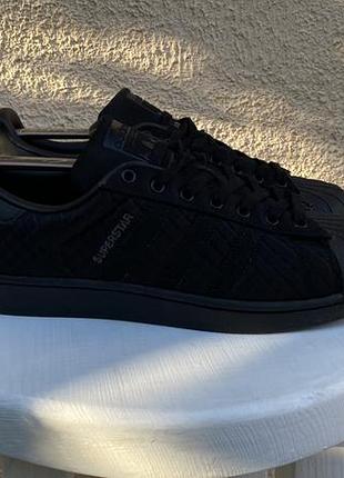 Adidas superstar чоловічі кросівки чорні осінь оригінал 42 розмір