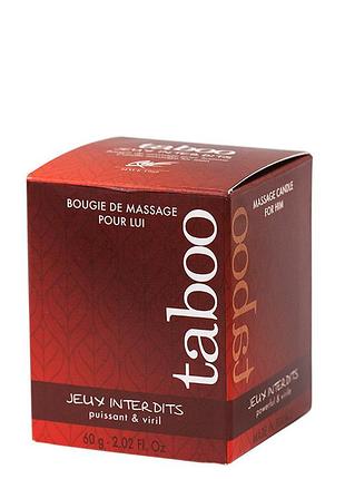 Массажный крем/свеча jeux interdist bougie massage 60 gr sexstyle