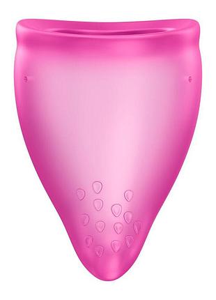 Менструальная чаша fun factory fun cup size a magenta, многоразовая, диаметр 4 см, объем 20 мл sexstyle
