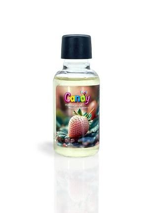 Олія масажна candy з ароматом дика суниця, 50 мл sexstyle