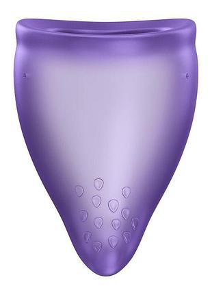 Менструальная чаша fun factory fun cup size b black currant, многоразовая, диаметр 4,3 см, объем 30 мл sexstyle