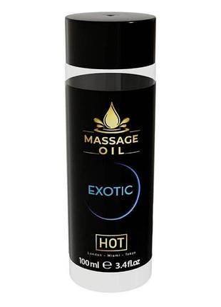 Масажна олія hot massage oil exotic з екзотичним ароматом, 100 мл sexstyle