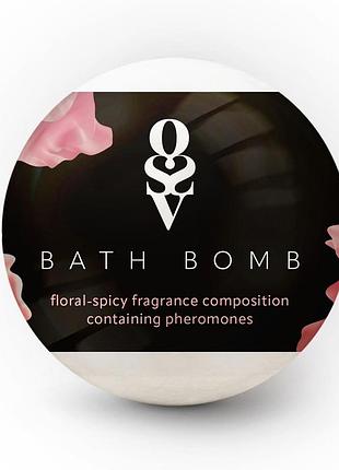 Бомбочка для ванни з феромонами obsessive bath bomb floral - spicy (100 г) sexstyle