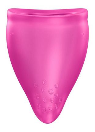 Менструальная чаша fun factory fun cup size b magenta, многоразовая, диаметр 4,3 см, объем 30 мл sexstyle