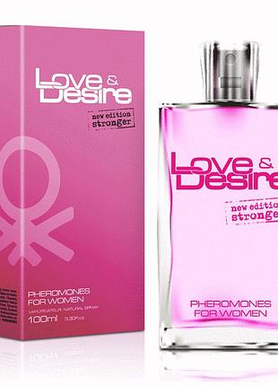 Туалетна вода з феромонами для жінок love & desire for women, 100 ml sexstyle