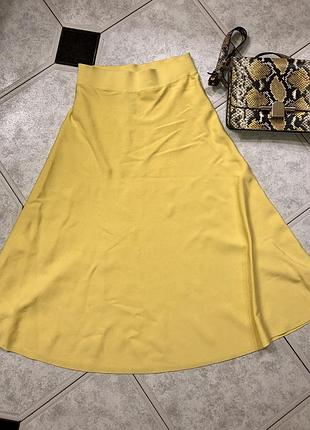 Шикарна спідниця міді в дрібний рубчик, турецький бренд ipekol ⭐️