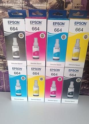 Оригінальні фарби epson 664