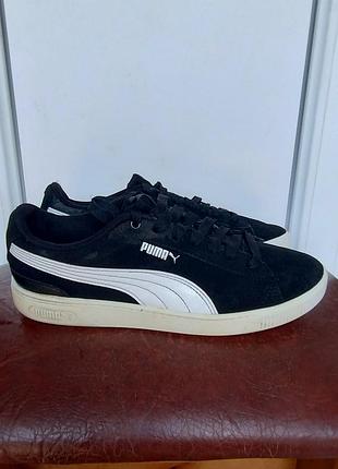 Кросівки замшеві жіночі puma vikky v3, 39(25) см.