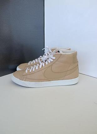 Чоловічі шкіряні кросівки nike blazer
