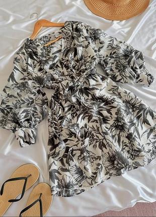 Сукня жіноча h&m літня сукня в принт ххл