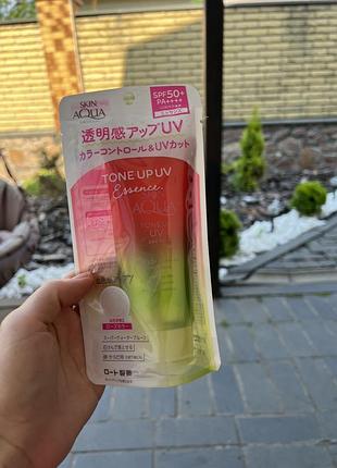 Японська сонцезахисна есенція, крем  з spf 50+ pa++++