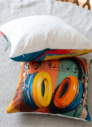 Набор декоративных подушек 4 шт. "music" 45×45 см