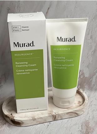 Гель крем пінка для вмивання murad renewing cream cleanser