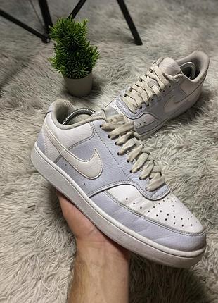 Nike court vision low next nature білі кросівки 40 розмір