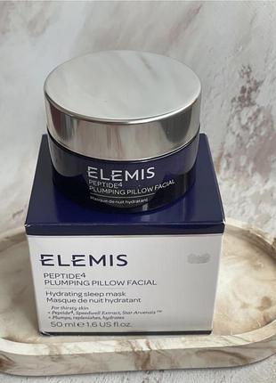 Нічна  незмивна гель - маска elemis peptide4 plumping pillow facial