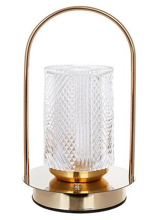 Декоративний led-світильник crystal glow d11*21см, 3 режима: тепле, холодне та комбіноване світло