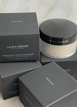 Напівпрозора розсипчаста пудра laura mercier translucent loose setting powder
