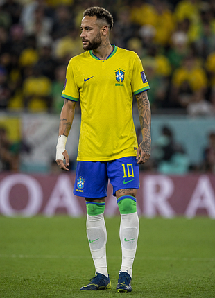 Футболка збірної бразилії nike dri-fit neymar jr №10 world cup 2022 m