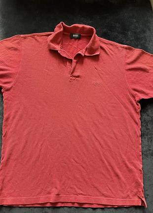 Чоловіча футболка-поло boss (hugo boss) — класичний casual l/xl