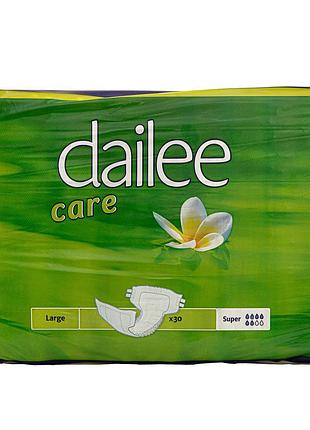 Підгузки для дорослих dailee care (дайлі турбота) super large (супер лардж) розмір m/2 30 шт