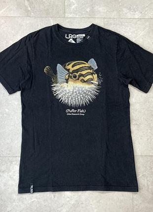 Футболка vintage lrg lifted research group puffer fish t shirt medium