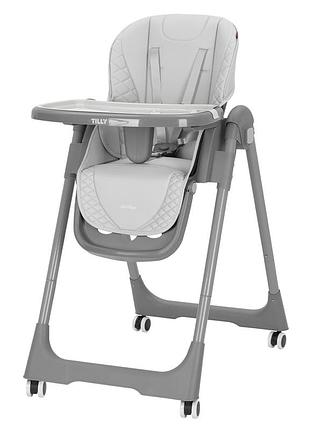 Стульчик для кормления tilly junior t-671 light grey