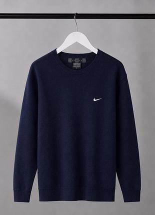 Чоловічий вінтажний оверсайз светр nike golf вовняний оригінал неймовірний теплий в'язаний преміум джемпер casual розмір l–xl / ua 50–54