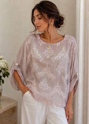 Очень красивая 100% шелковая блуза, i silk, m, италия