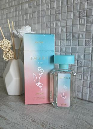 Туалетна вода imari free 50 мл avon начата