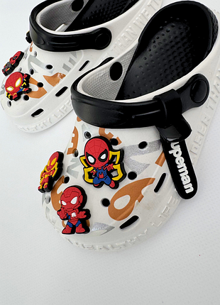 Детские кроксы для мальчика spiderman р.27-28