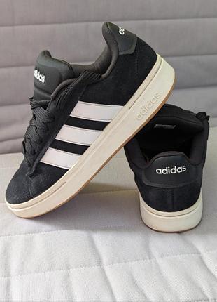 Кросівки жіночі adidas grand court 40 р. 25 см. натуральна замша
