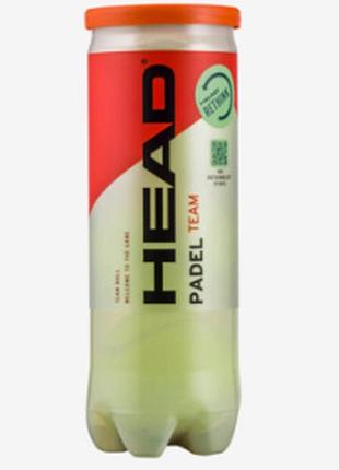 М'ячі для падел тенісу head padel team 3b