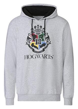 Худи с начесом для мужчины lidl harry potter 425465 l серый