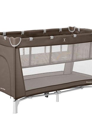 Манеж carrello piccolo+ crl-18102 chocolate brown